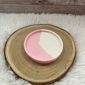 Bandeja redonda Anthea velas y deco